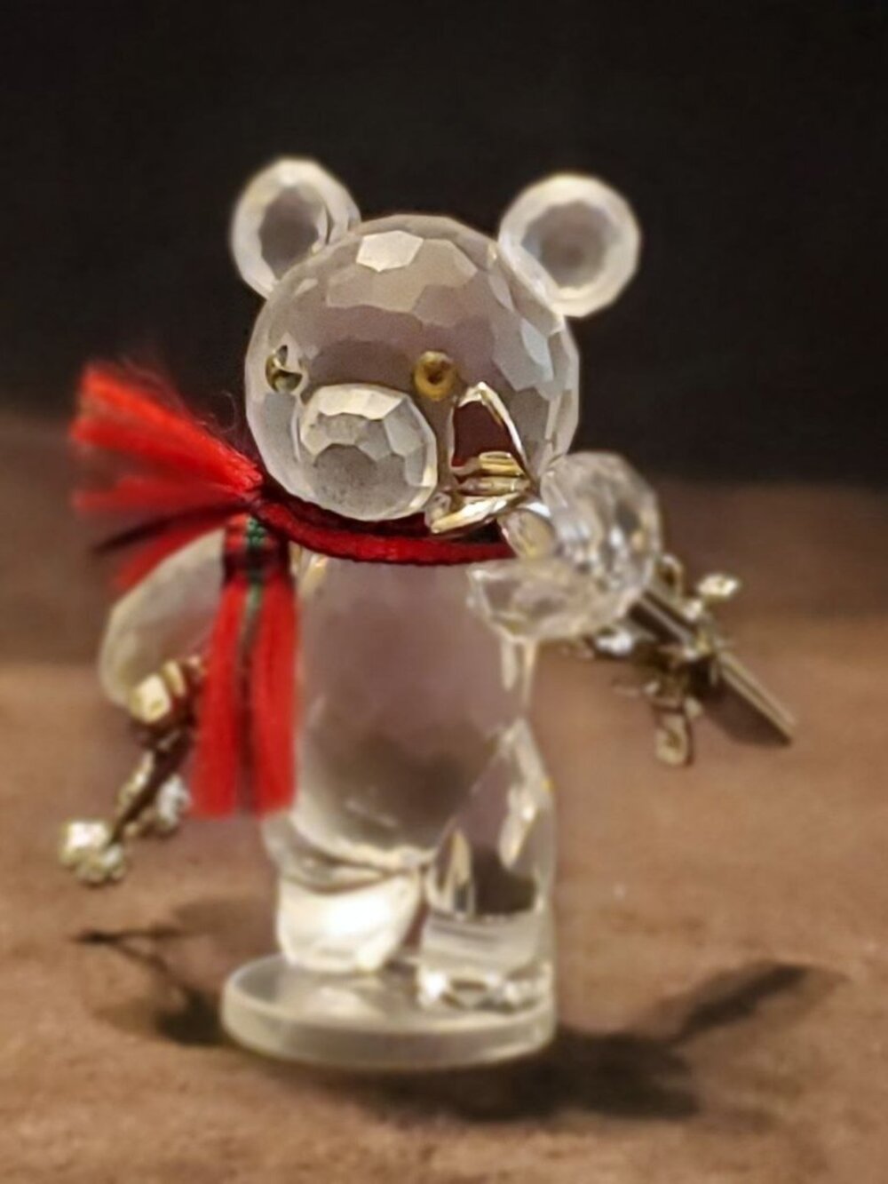 Swarovski Kris Bear with Skis